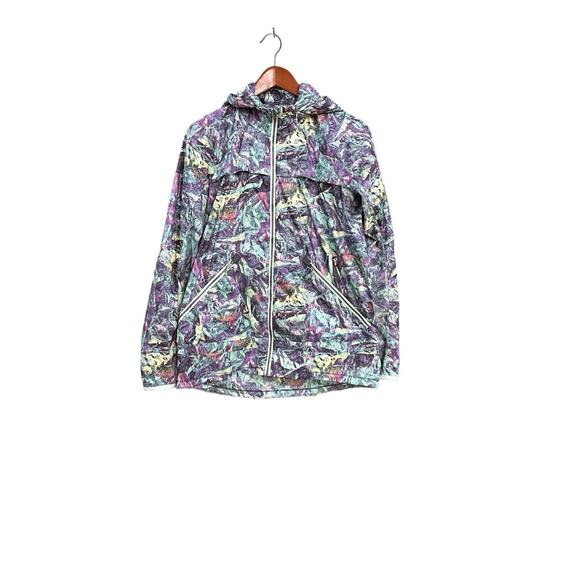 Lululemon Miss Misty Jacket II Iridescent Multicolor Lightweight Rain Size 6 EUC - Picture 4 of 12